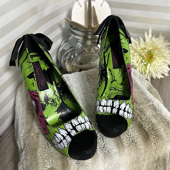 Iron Fist Shoes Iron Fist Zombie Stomper Platform Peep Toes Ladies